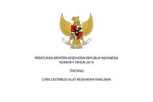 Permenkes Nomor 4 Tahun 2014 Permenkes Nomor 4 Tahun 2014